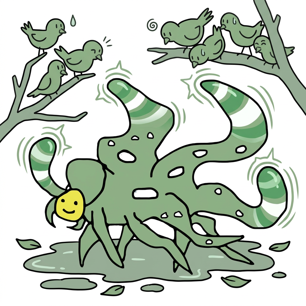 the eyestalks pulse. the birds come. tekeli-li.